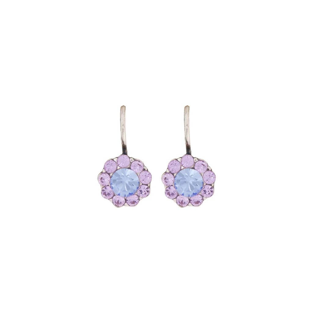 Mariana “Lavender Fields” Cluster Drop Earrings RO