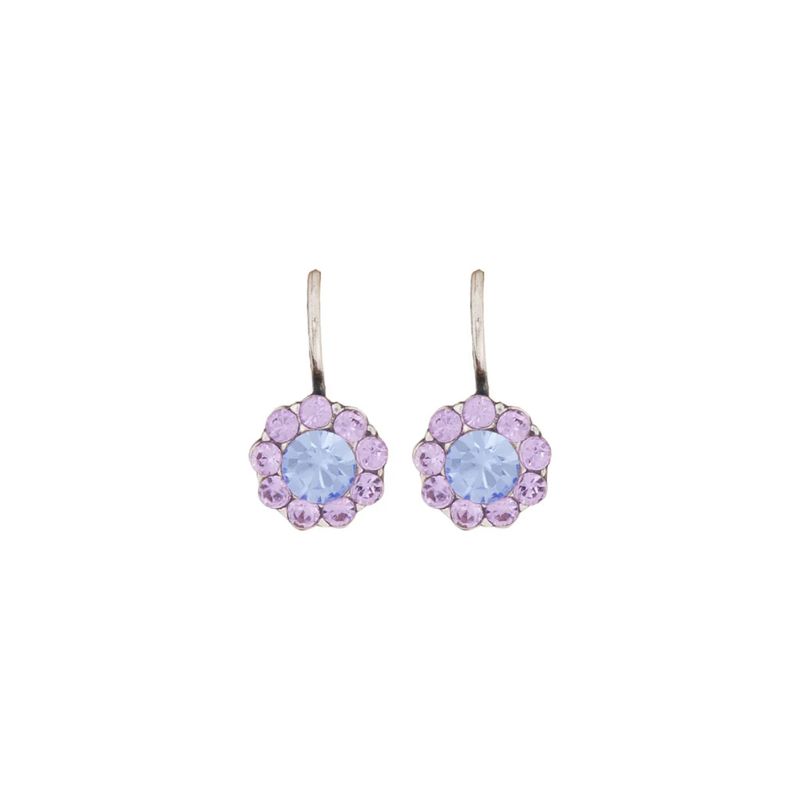 Mariana “Lavender Fields” Cluster Drop Earrings RO
