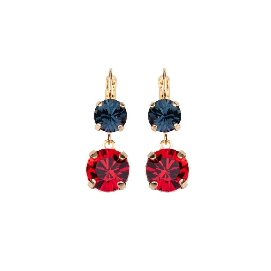 Mariana Medium &amp; Large Drop Earrings in "Americana" YG