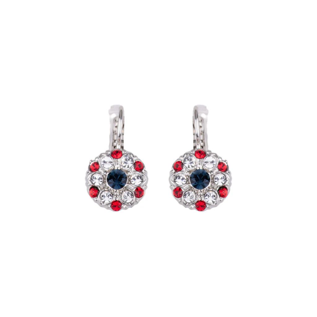 Mariana Medium Guardian Angel Earrings in "Americana"