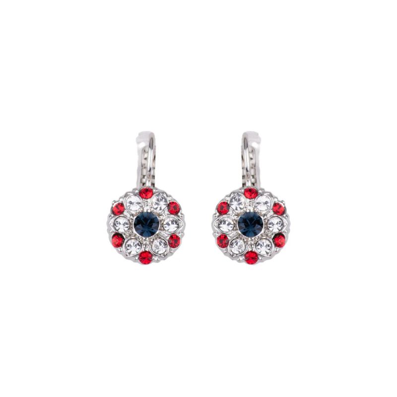 Mariana Medium Guardian Angel Earrings in "Americana"