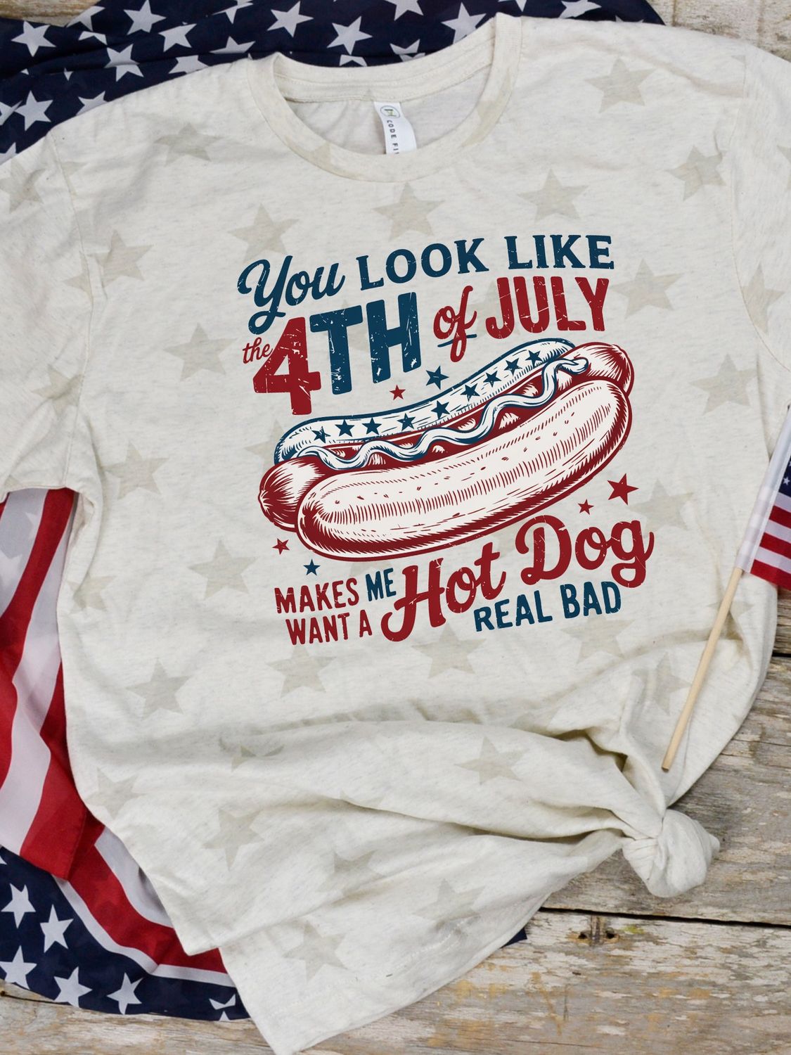 You Look Like the 4th of July Star Tee