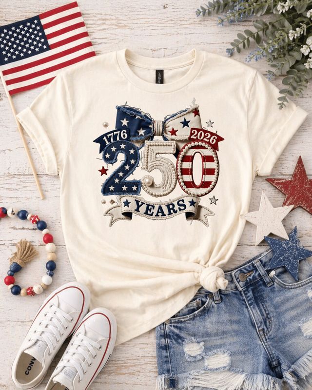 250 USA Flag Gildan Softstyle Tee