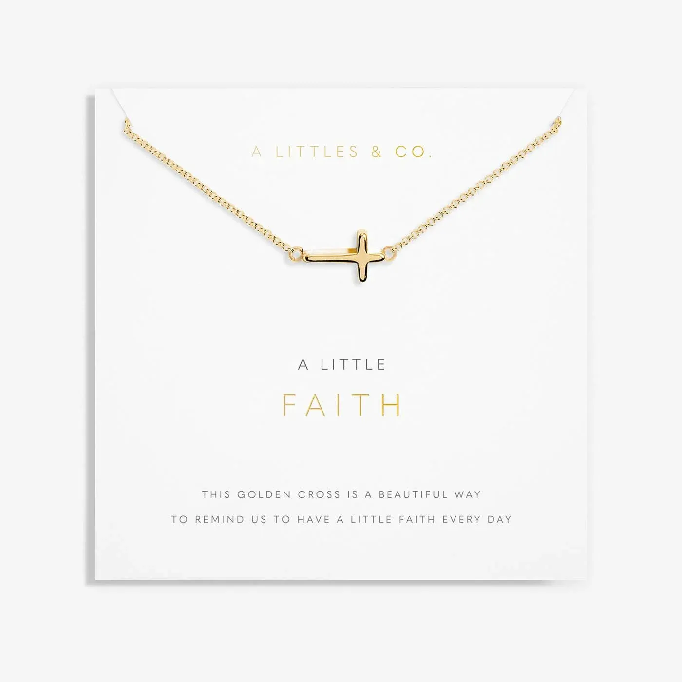 A little Faith Gold Necklace
