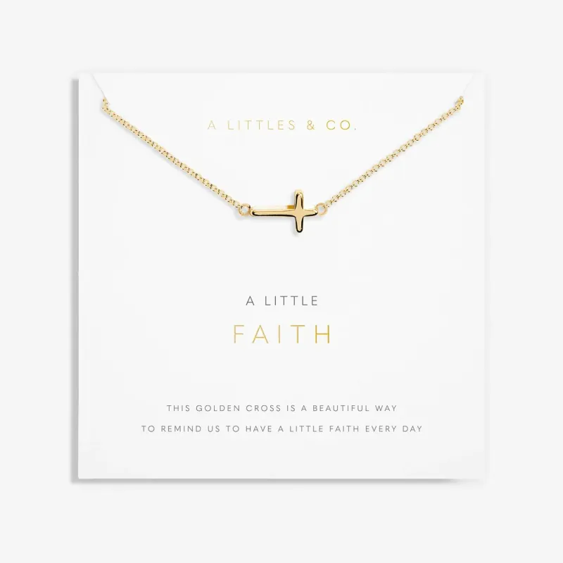 A Little Faith Gold Necklace