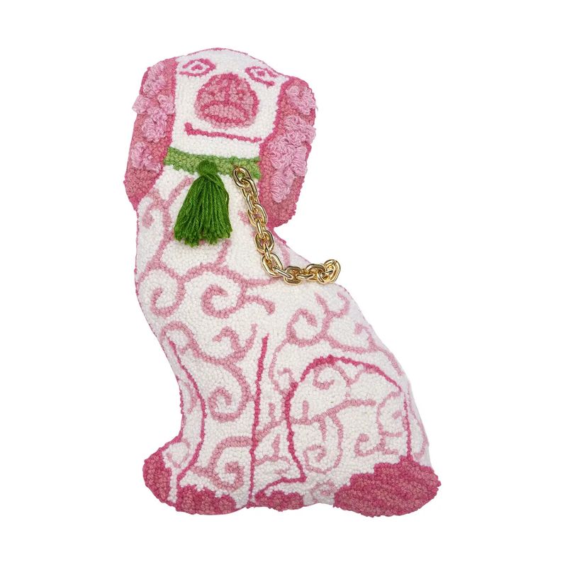 Shaped Chinoiserie Dog 8 x12