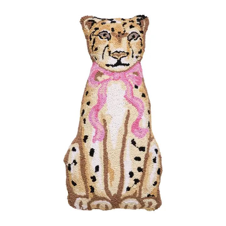 Shaped Leopard Hook Pillow
