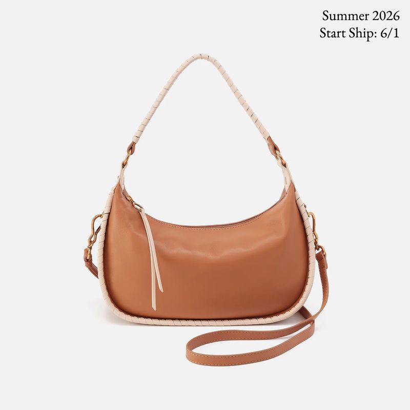 Mia Crescent Hobo - Warm Cashew