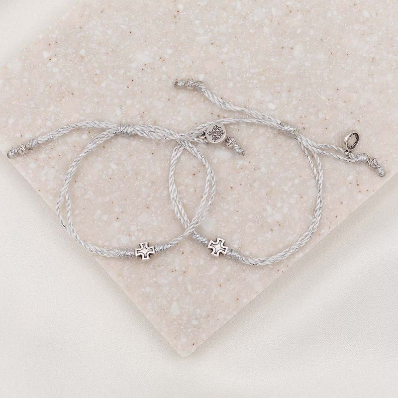 Together in Prayer/Prayer Partner Bracelets Metallic Silver/Silver