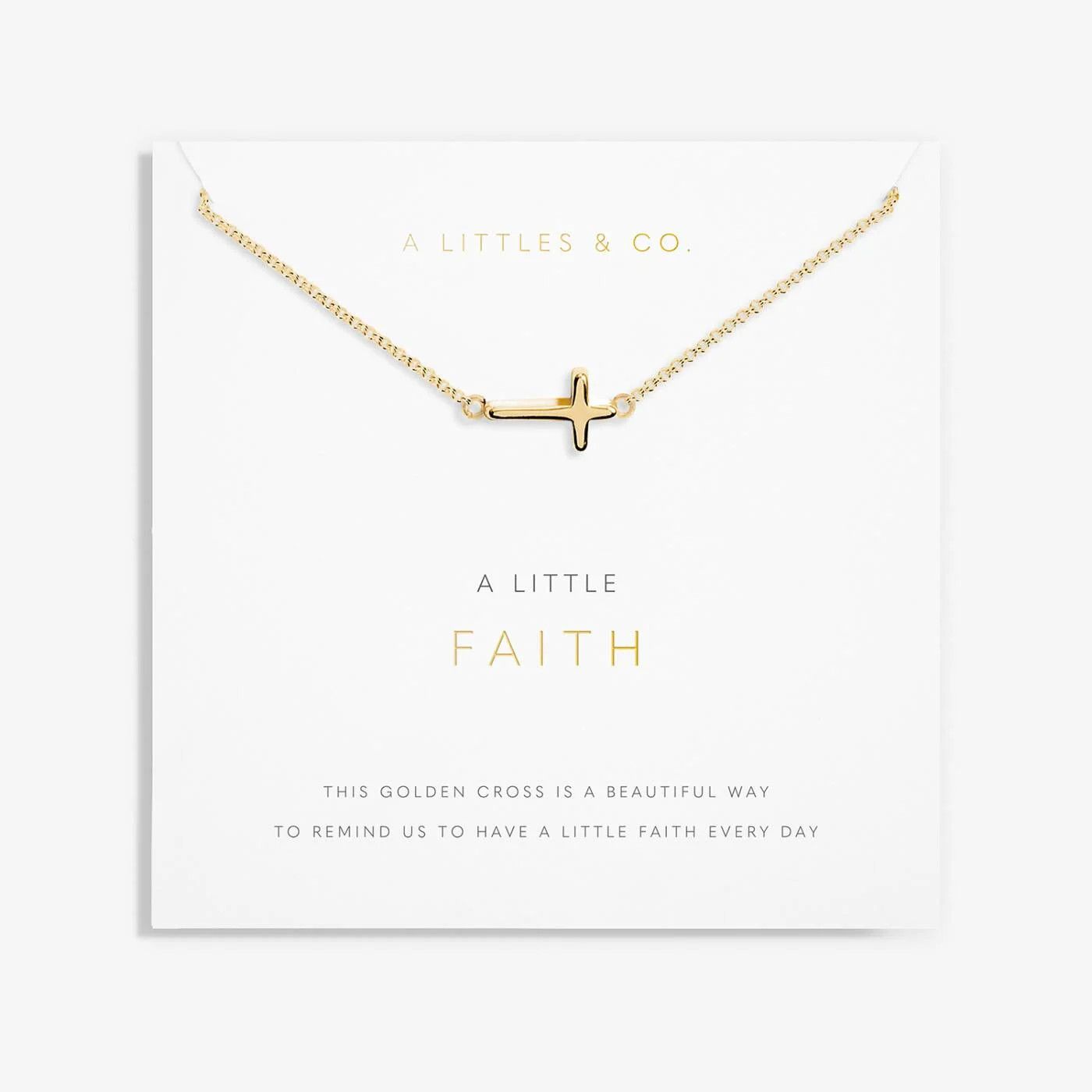 A Little Faith Gold Necklace