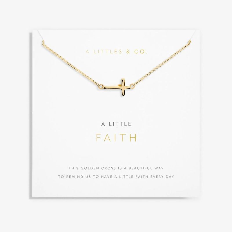 A Little Faith Gold Necklace