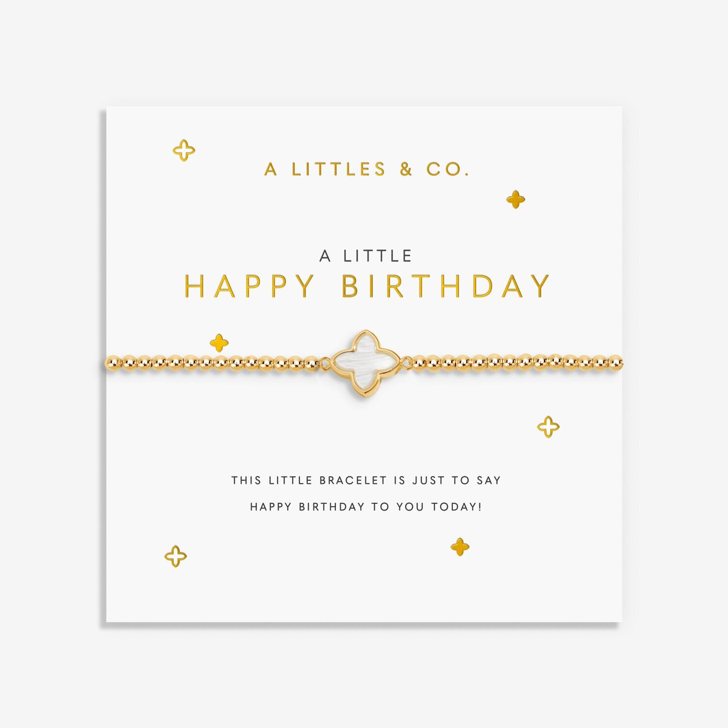 A little Happy Birthday Gold