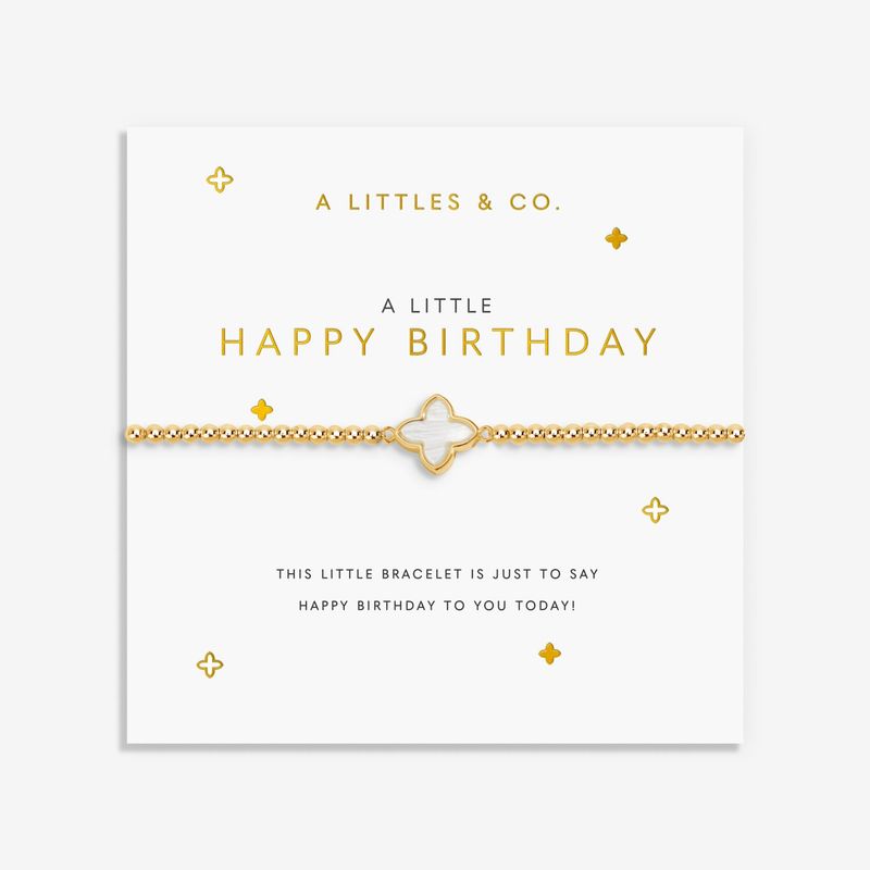 A little Happy Birthday Gold