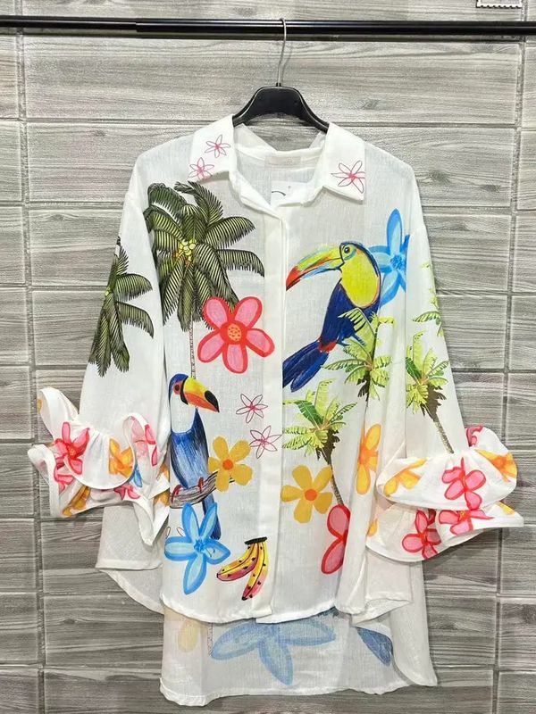 Italian Tropical Printed Shirt O/S