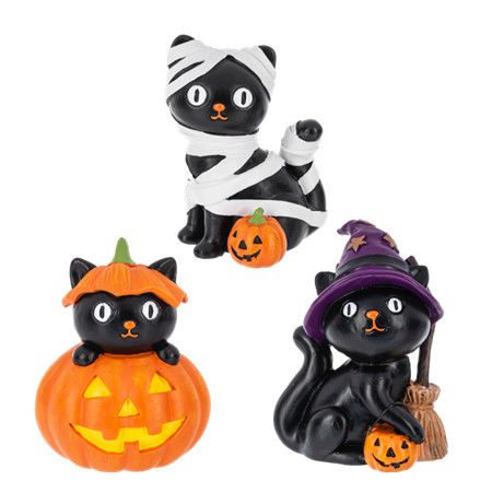 Black Cat Figurines - 3 styles