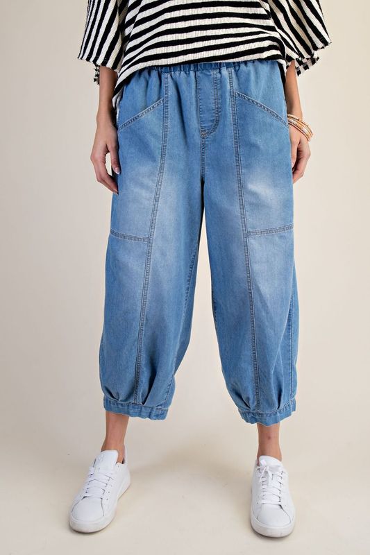 Relaxed Patch Pocket Pants
