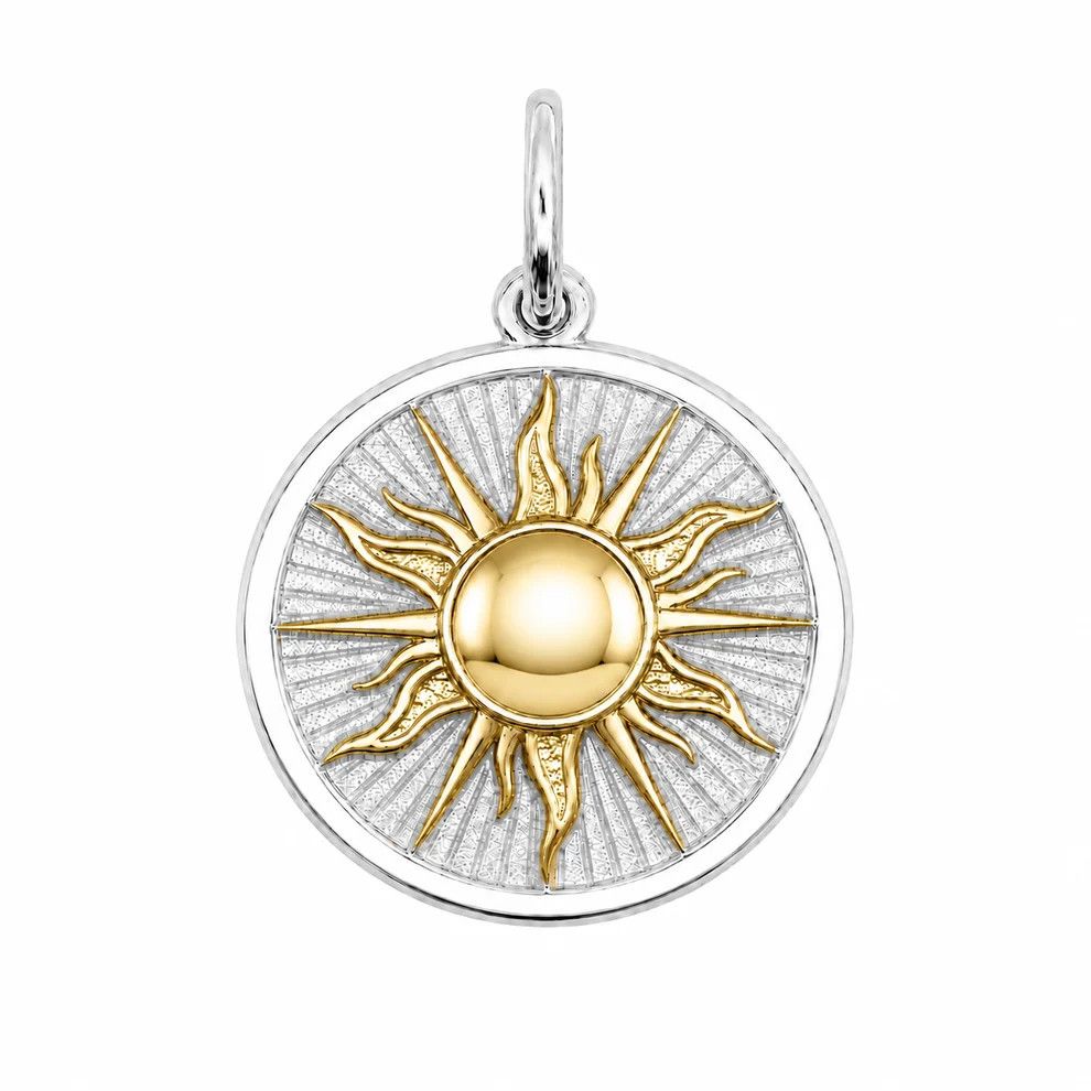 Sun Alpine White, Color: Mixed Metal Alpine White, Size: 19mm