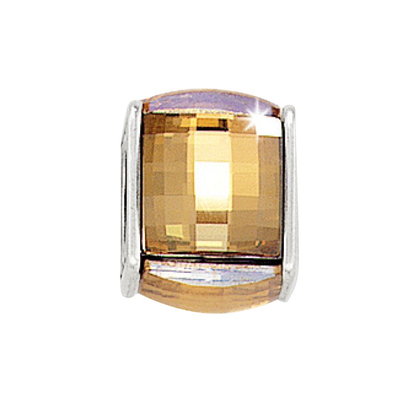 Ice Cube Bead - Golden