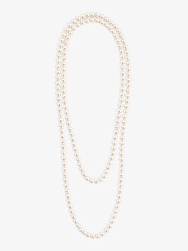 8mm Pearl Beaded 60" Long Necklace