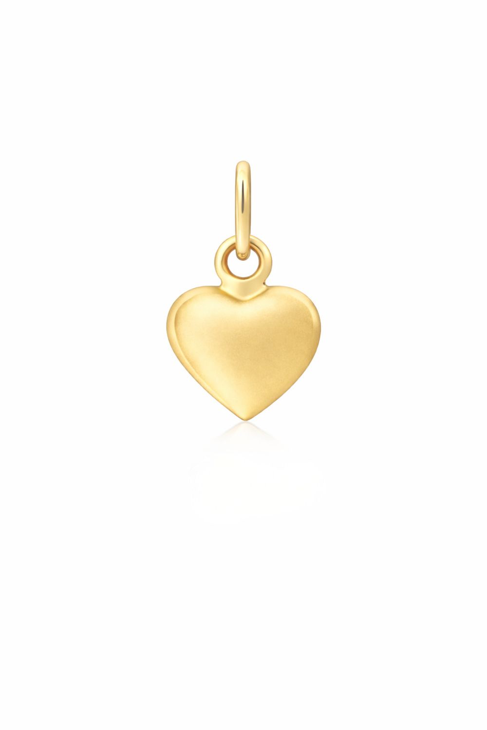 Puffy Heart Gold Plated Small 12mm