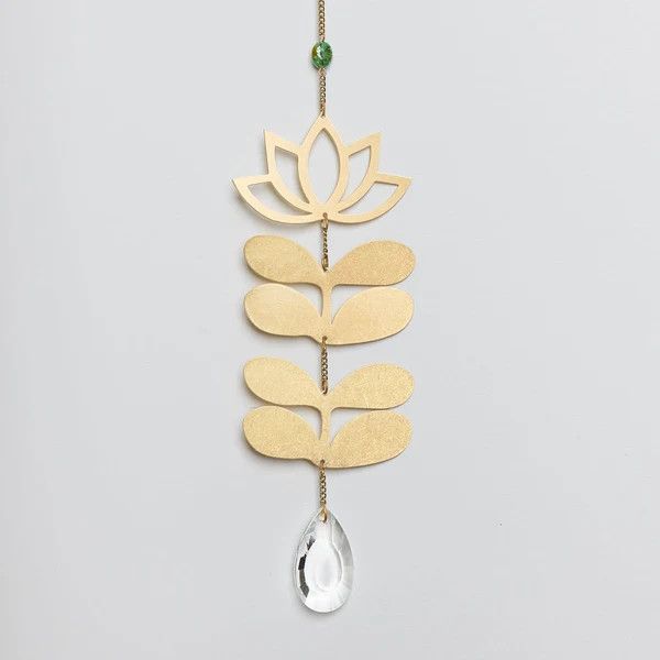 Suncatcher - Lotus/African Turquoise