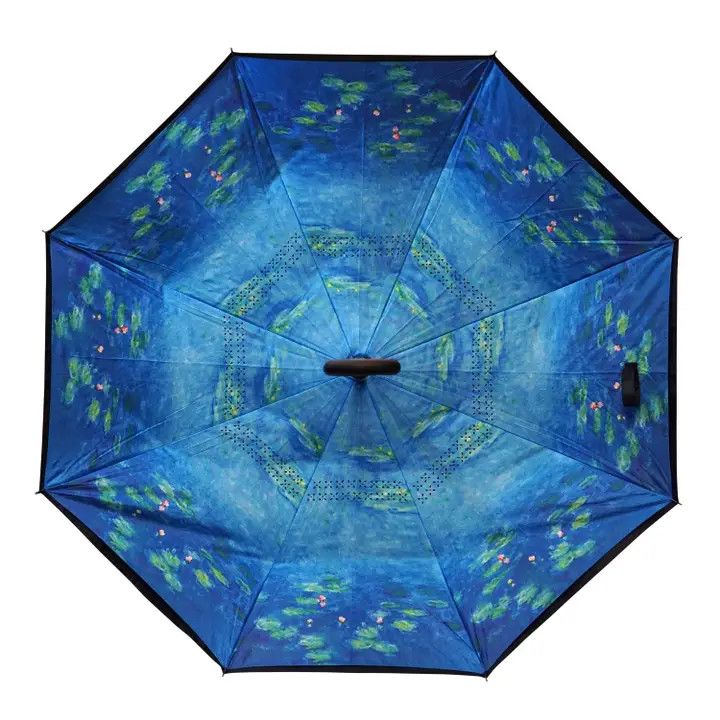 Topsy Turvy Umbrella - 3 styles, Color: Monets Water Lilies