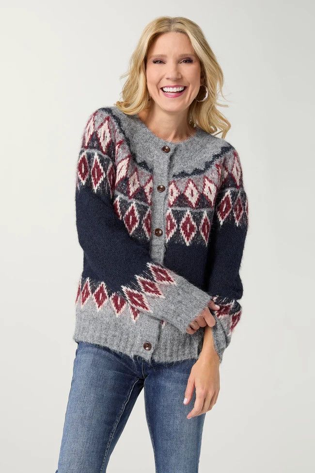 Kuna Button Front Cardigan