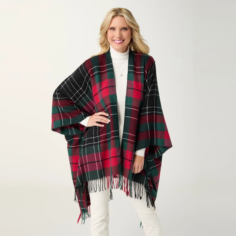 Hollis Plaid Wrap One Size