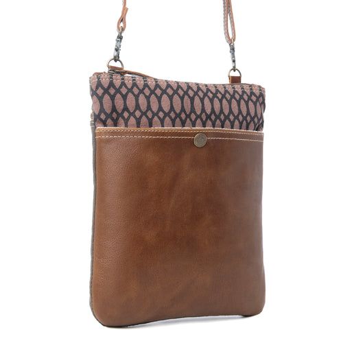 Honey Bee Print Crossbody Small Bag