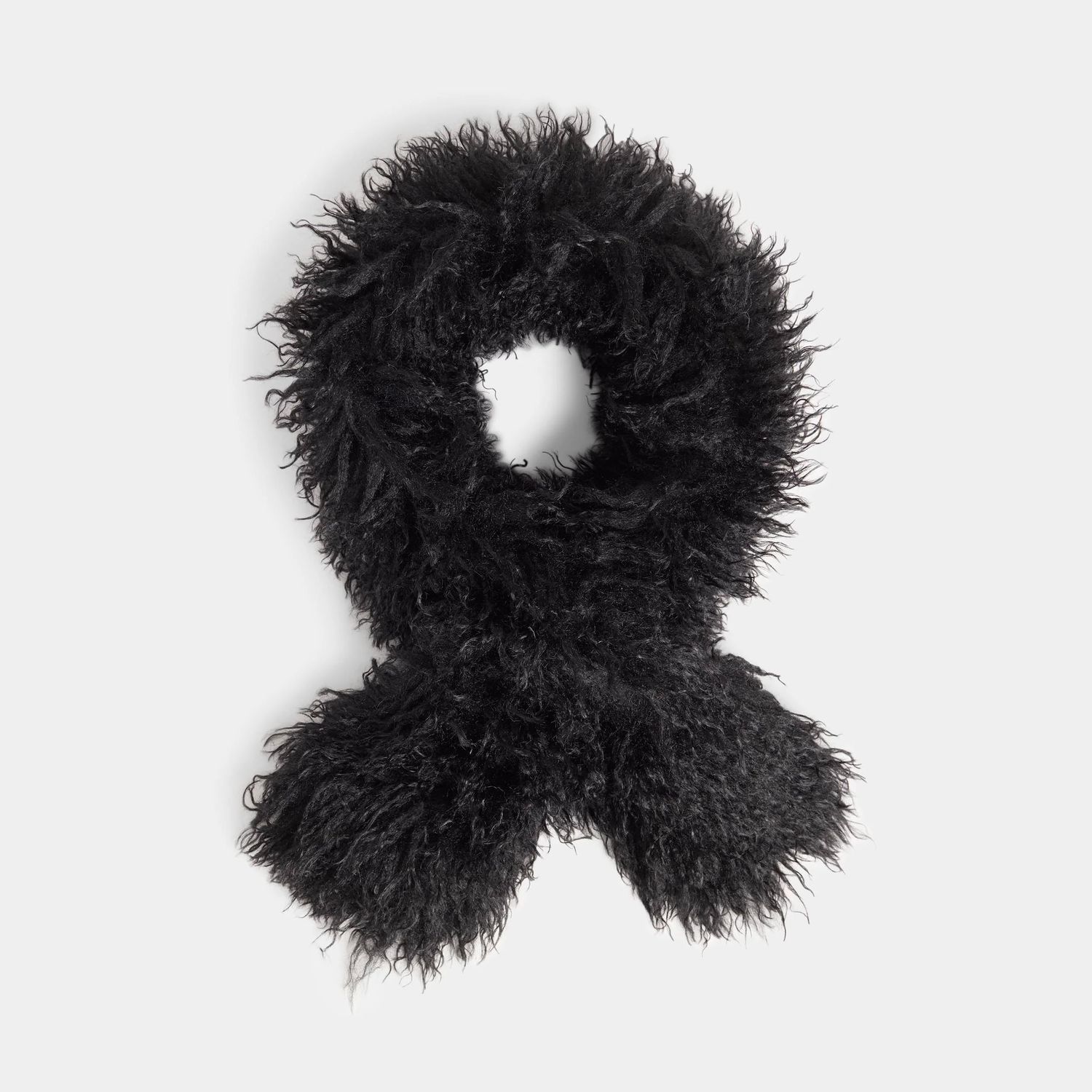 Freeze Baby Pull Through Scarf - 4 Colors, Color: Black