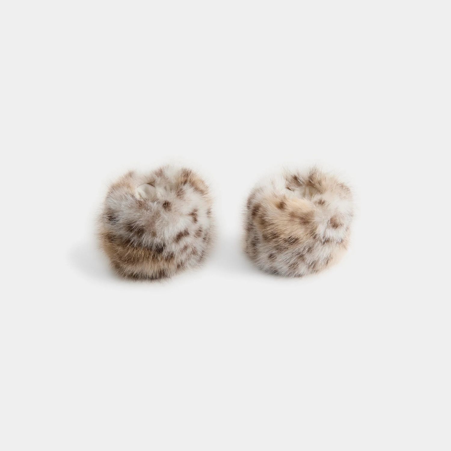 Animal Fur Cuffs - 2 Colors, Color: Light