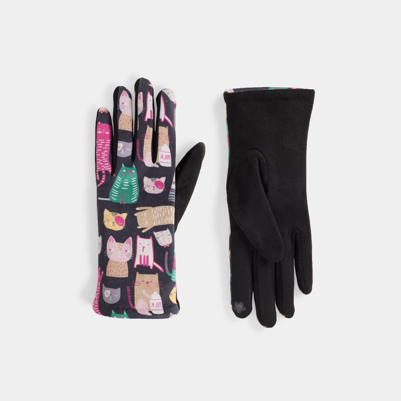 Color Cat Touchscreen Gloves - 2 colors