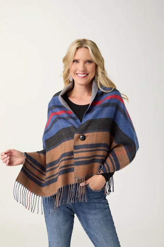 Franca Reversible Button Front Wrap - 2 colors