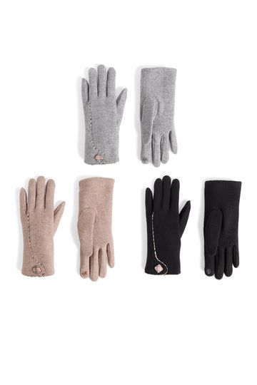 Touch of Plaid Touchscreen Gloves - 3 colors