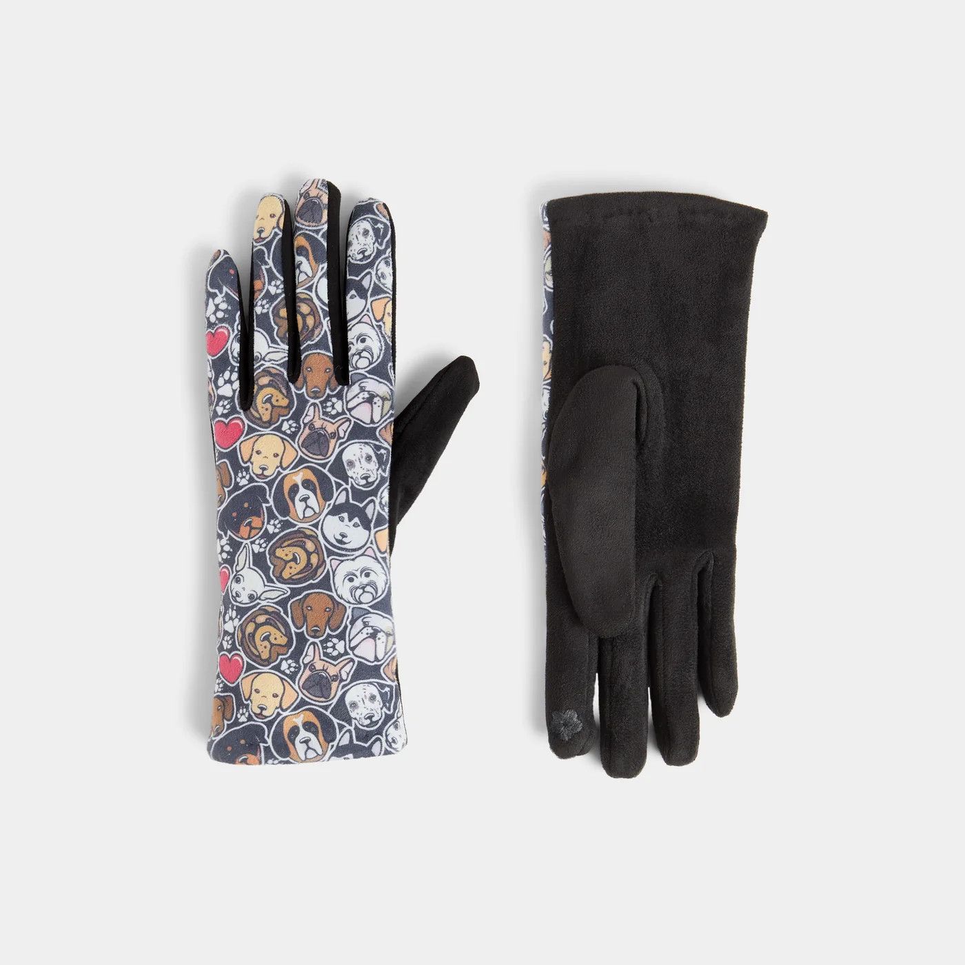 Dog Lover Touchscreen Gloves