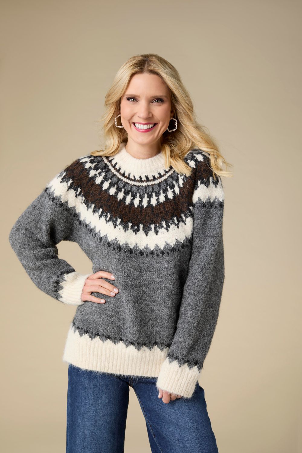 Perissa Heavy Mock Neck Sweater