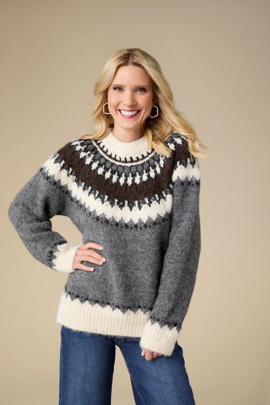 Perissa Heavy Mock Neck Sweater