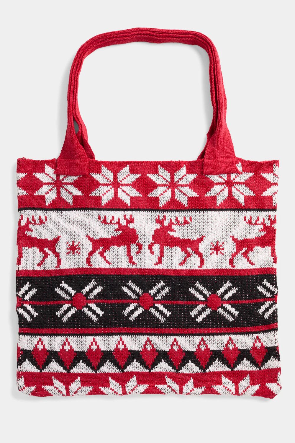 Nordic Reindeer Knit Shopper