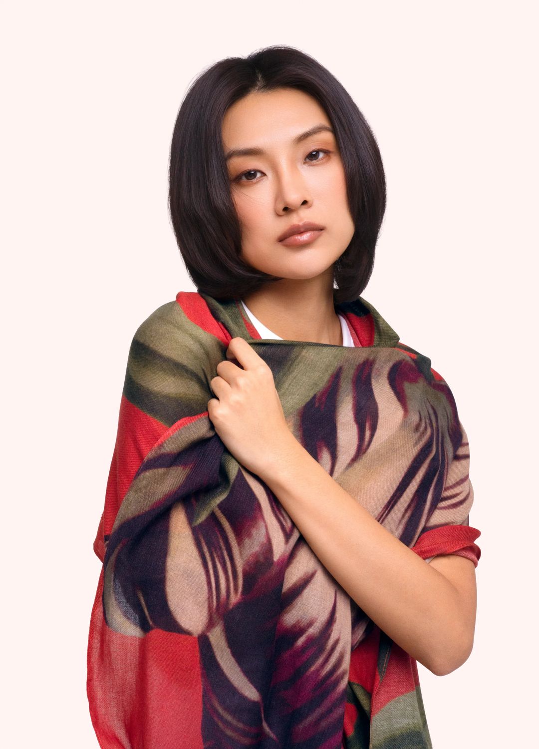 Tulip Wool Mix Scarf