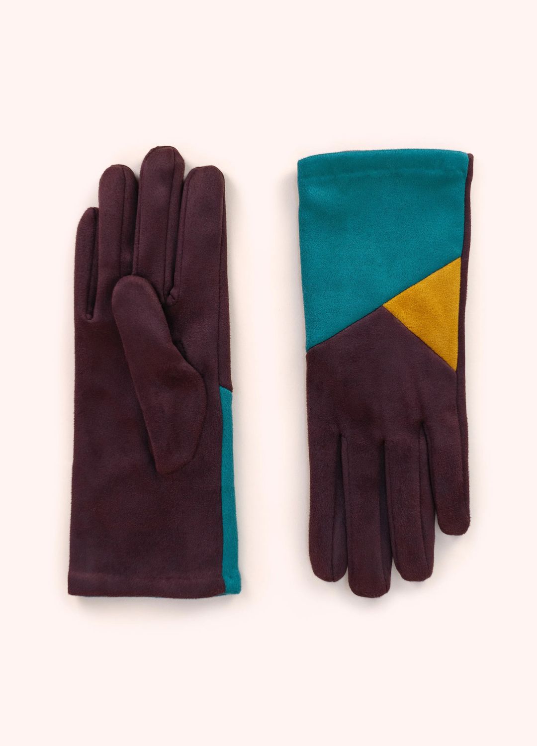 Roma Gloves in Teal Mix