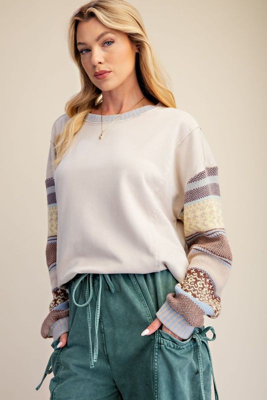 Multi Thread Knitted Sleeves