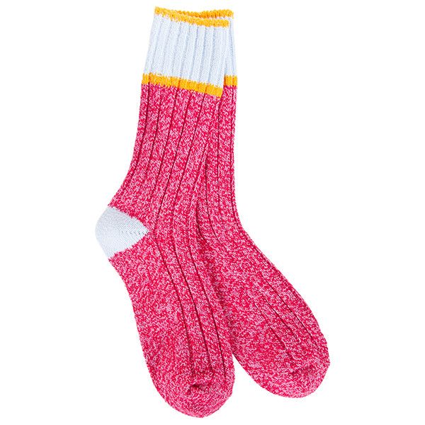 Weekend Collection Ragg Crew Pink/Blue/Orange