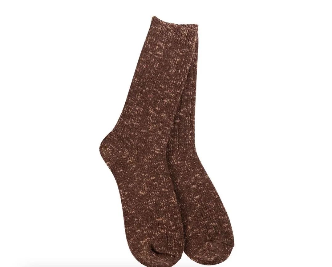 Weekend Collection Slub Marled Crew Coffee
