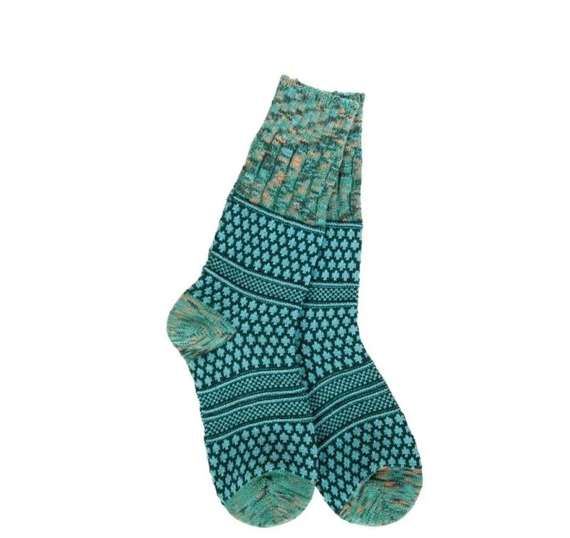 Weekend Collection Gallery Textured Crew Woodland Multi