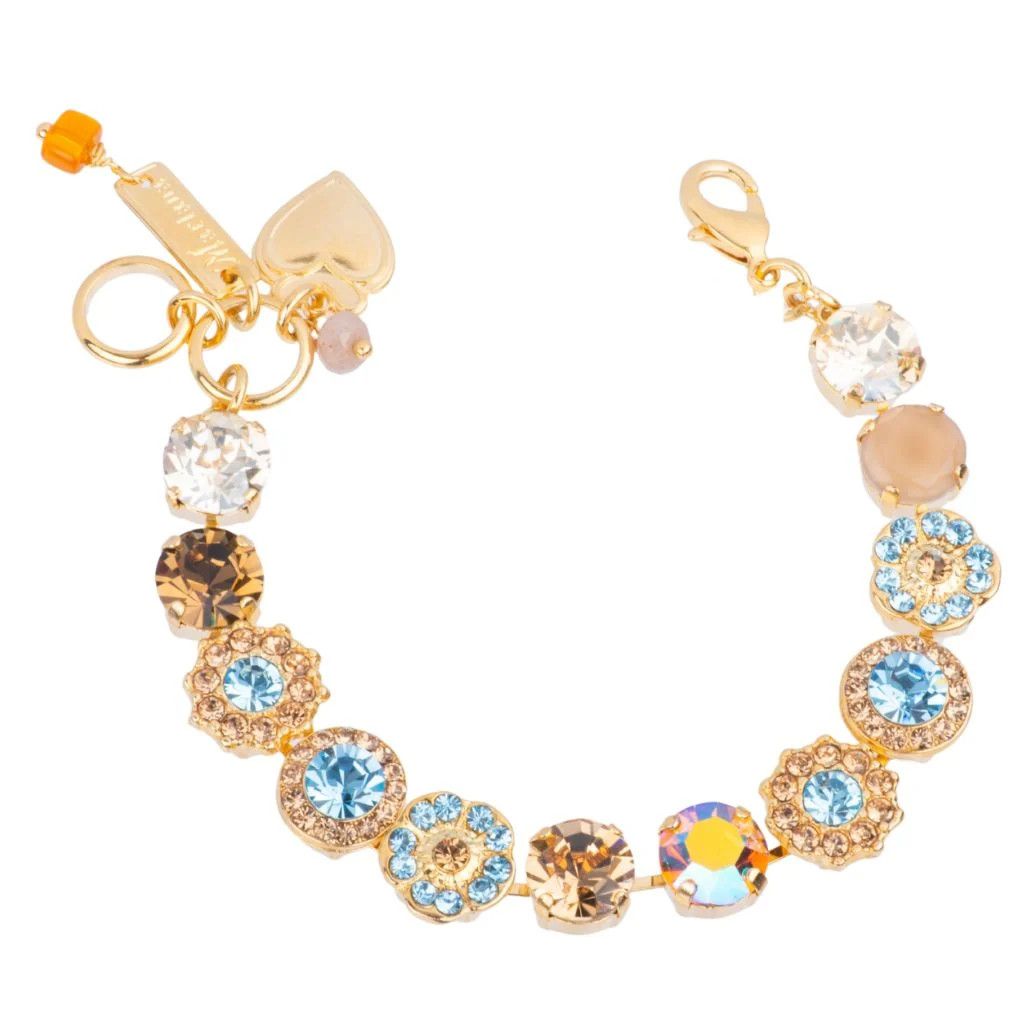 Mariana Large Elemental Bracelet - Bourbon &amp; Brass YG