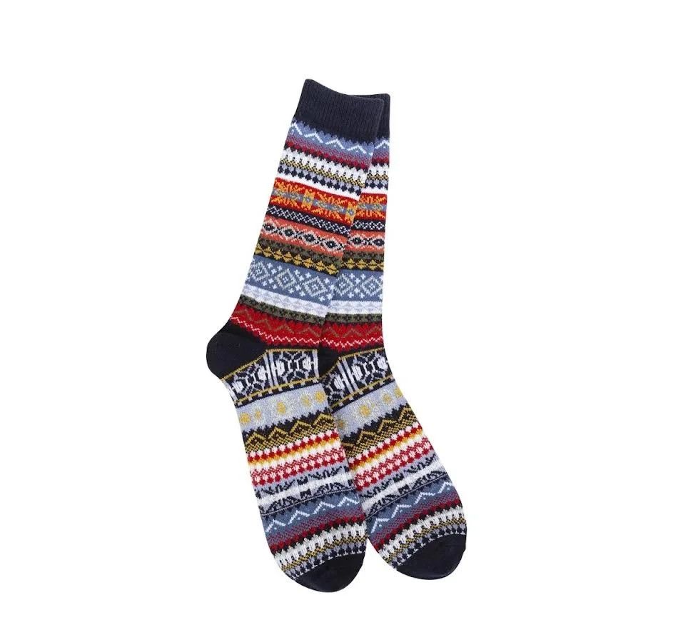 Metro Collection Holiday Men's Studio Crew Navy Multi