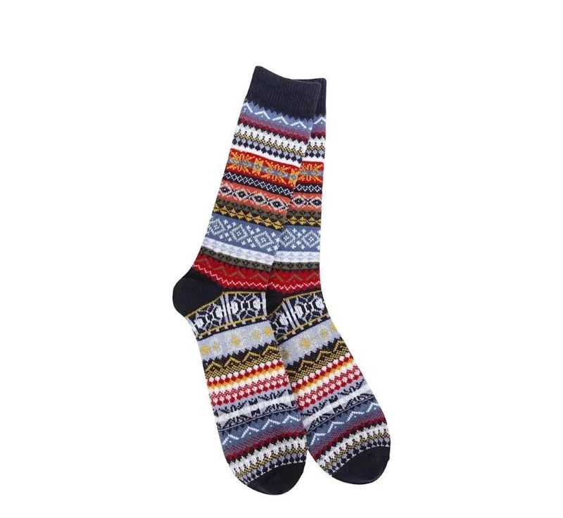 Metro Collection Holiday Men's Studio Crew Navy Multi