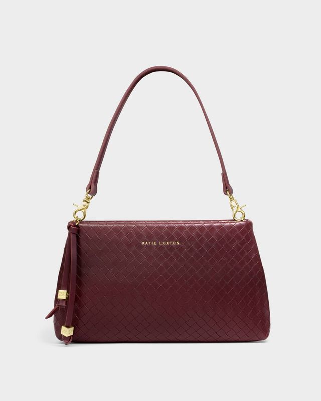 Nova Small Shoulder Bag | Cherry Woven