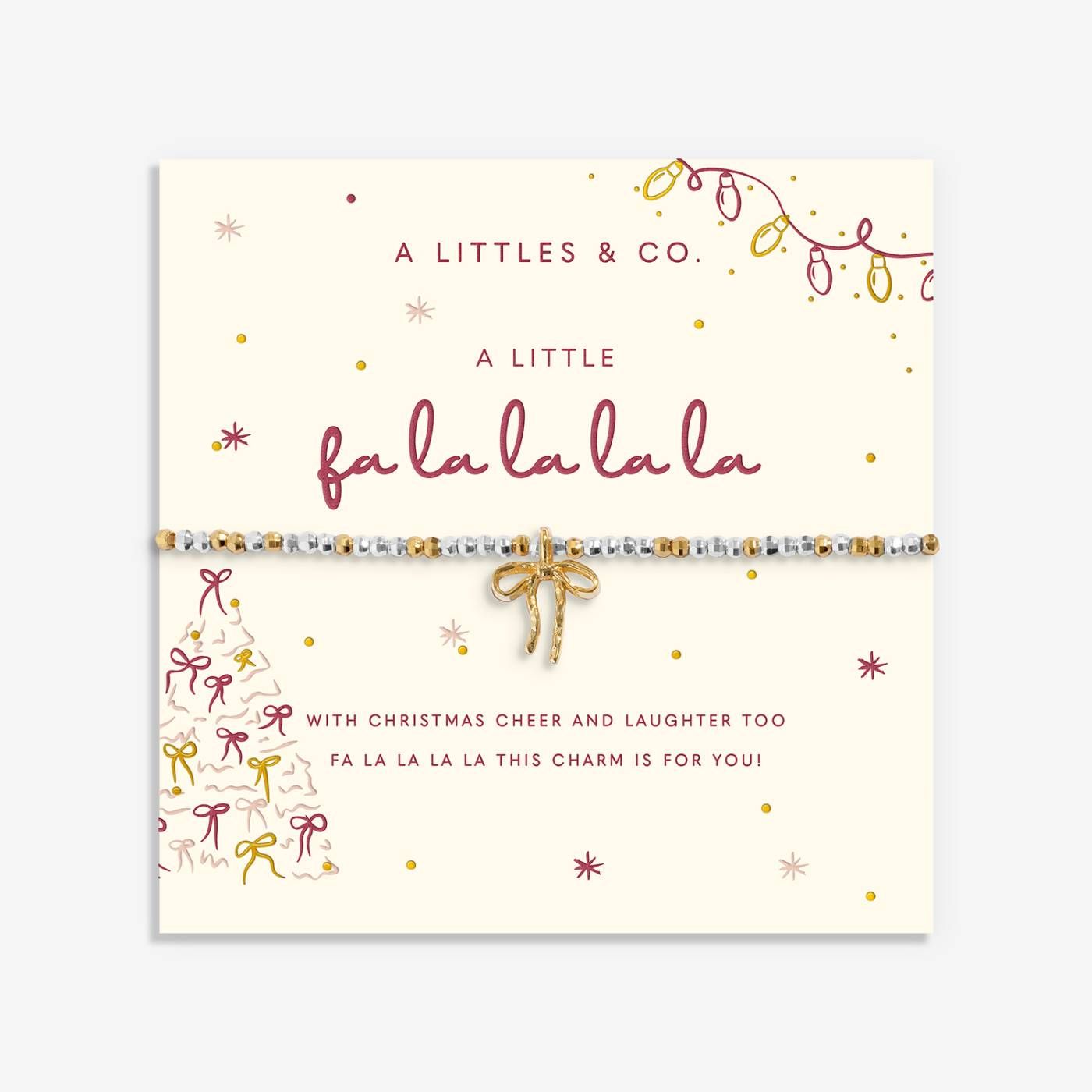 Christmas Little Stories “Fa La La La La” Bracelet