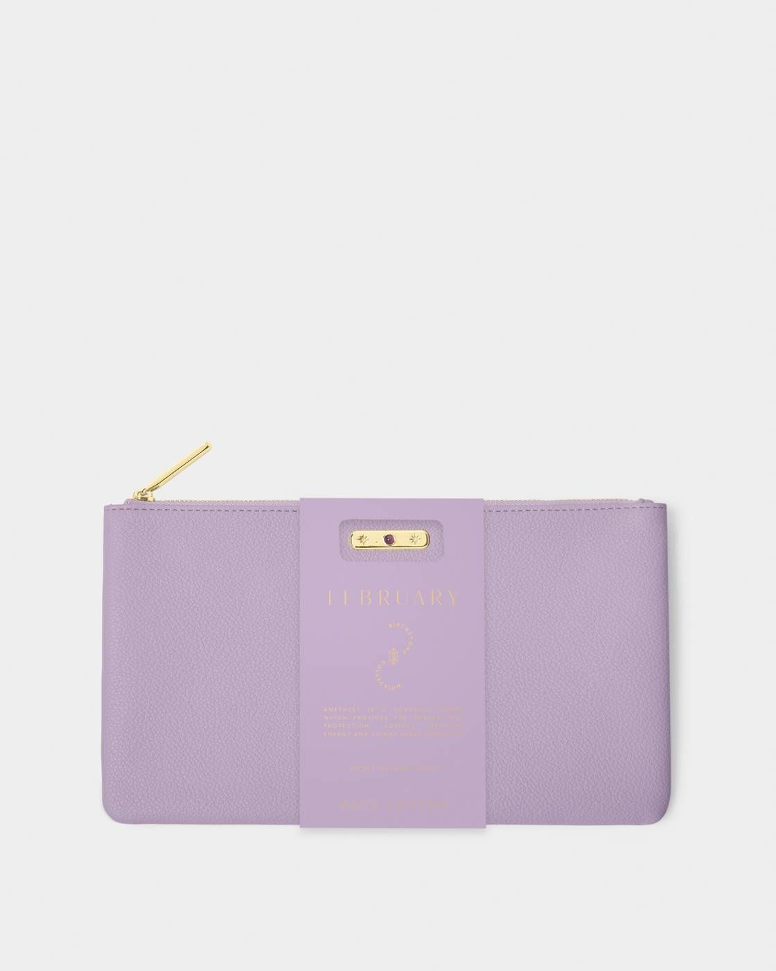 Birthstone Pouch | February | Light Lilac